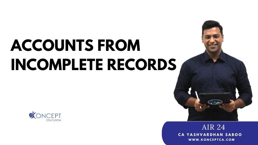 Accounts from Incomplete Records