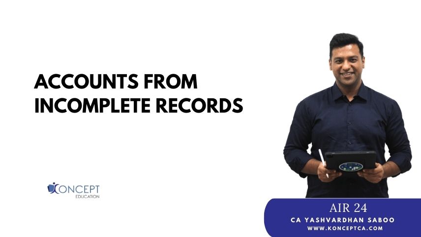 Accounts from Incomplete Records