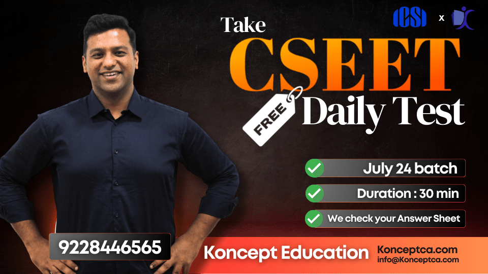 CSEET Mock Test | Daily Quiz