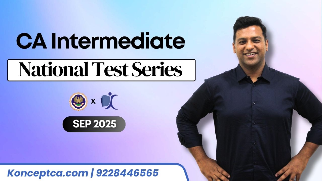 National Test Series for CA Inter Students - Sep 2025