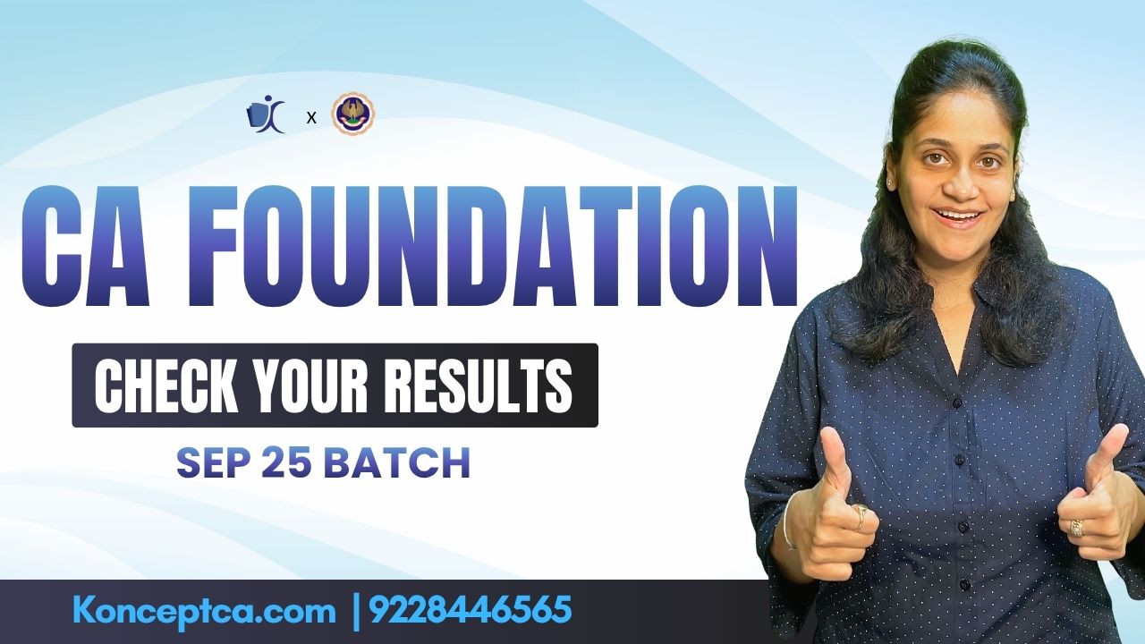 Check Result - CA Foundation | Sep 25