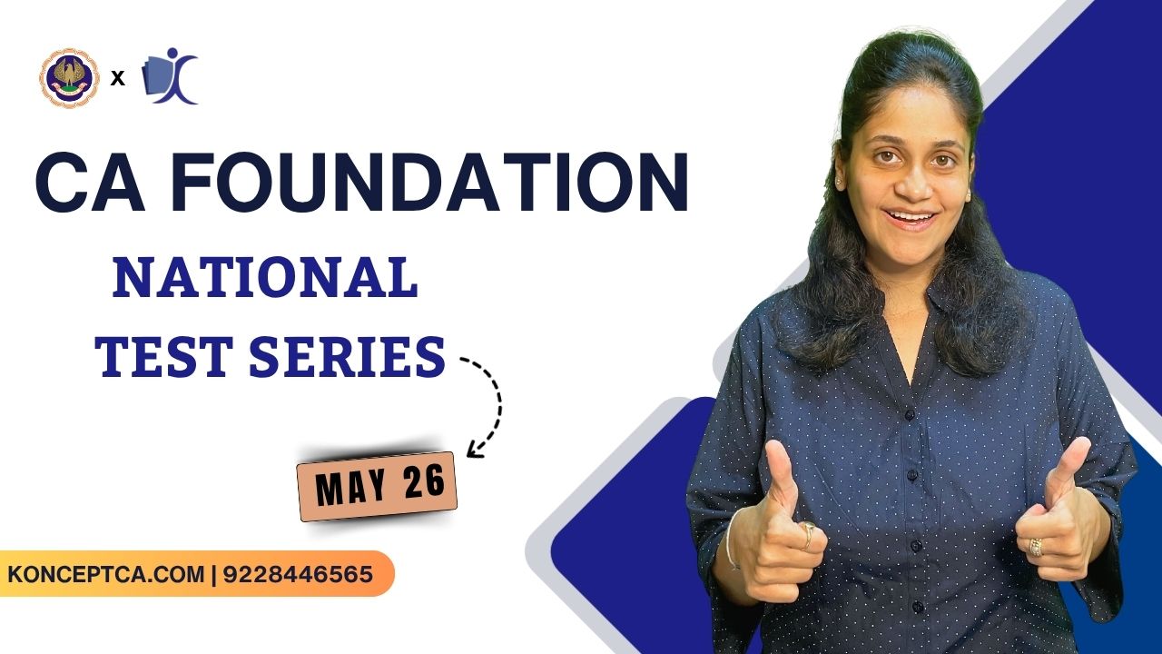 National Test Series for CA Foundation Students - May 2026