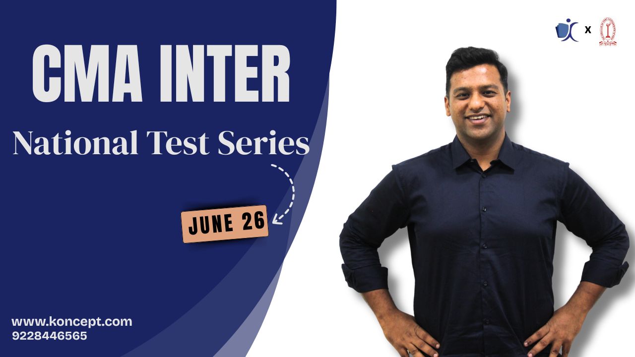 National Test Series for CMA Inter Students - Jun 2026